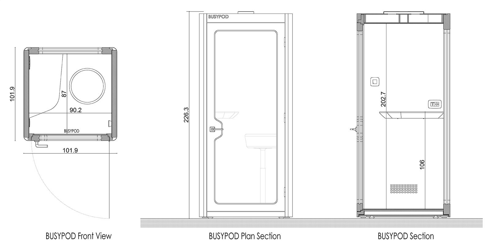 BUSYPOD Office Phone Booth