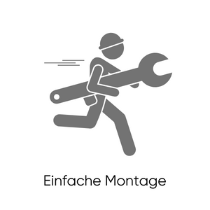 Einfache Montage